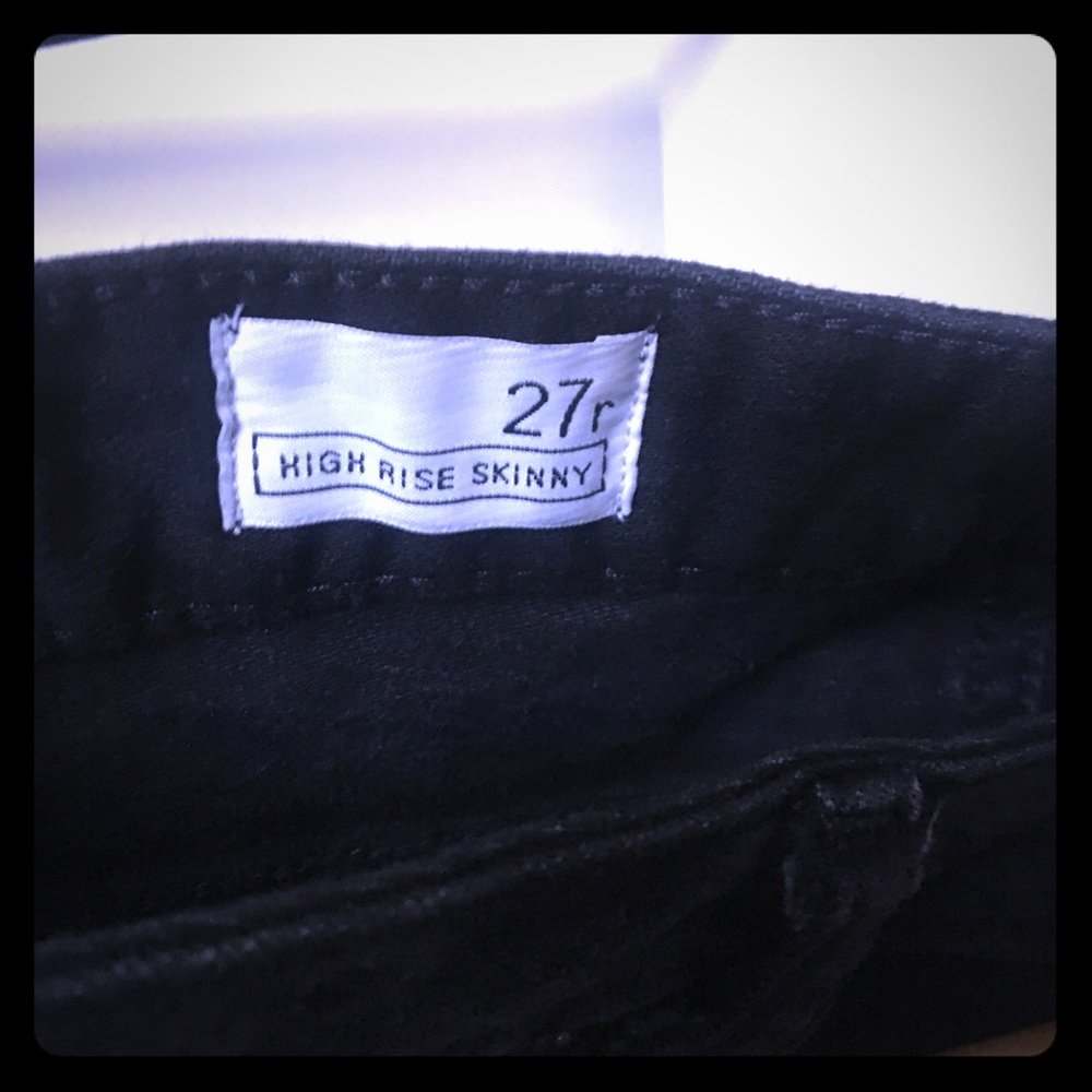 Gap high rise skinny jeans size 27